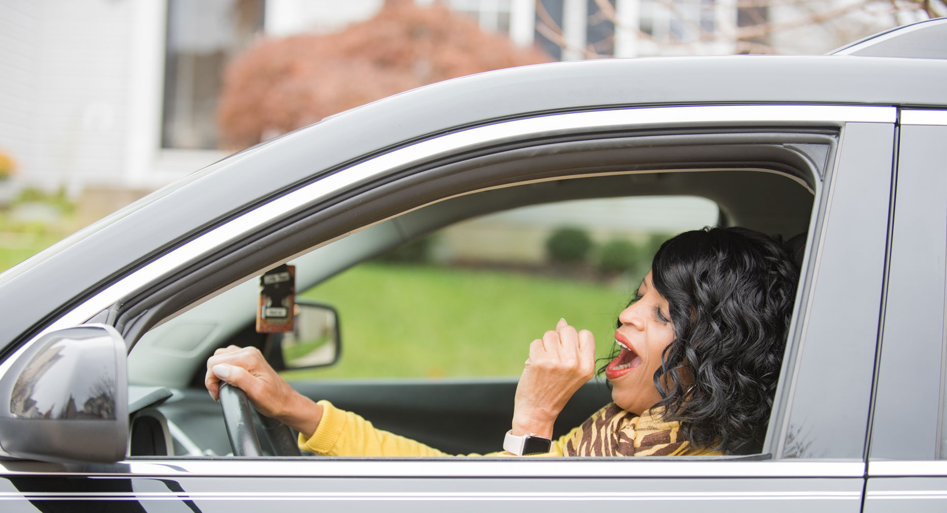 Dangers of Drowsy Driving large